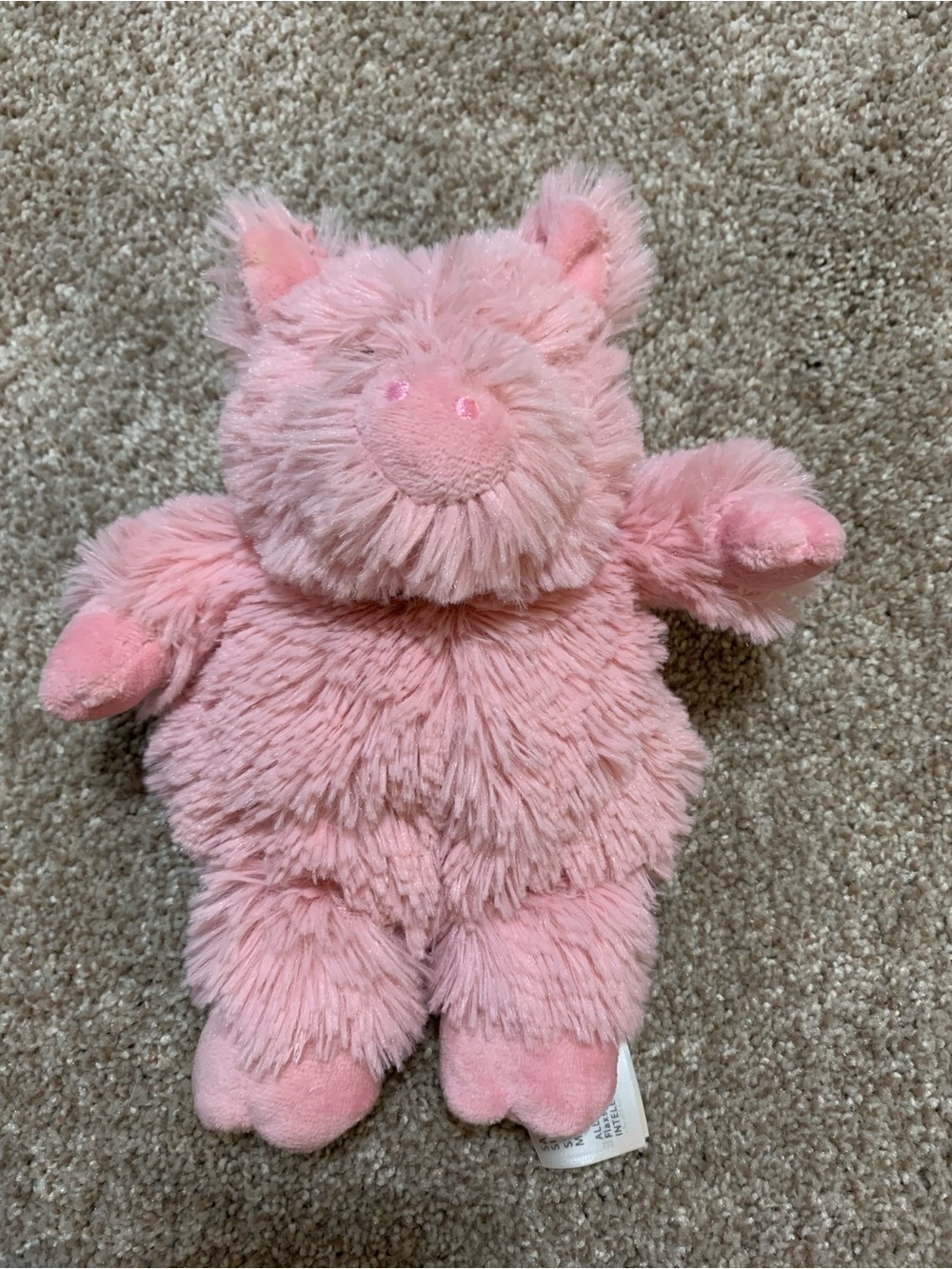 Warmies Plush Pink Pig Junior Microwavable Chillable Lavender Weighted Relief